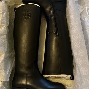 Tory Burch The Riding Boot Black Size 7